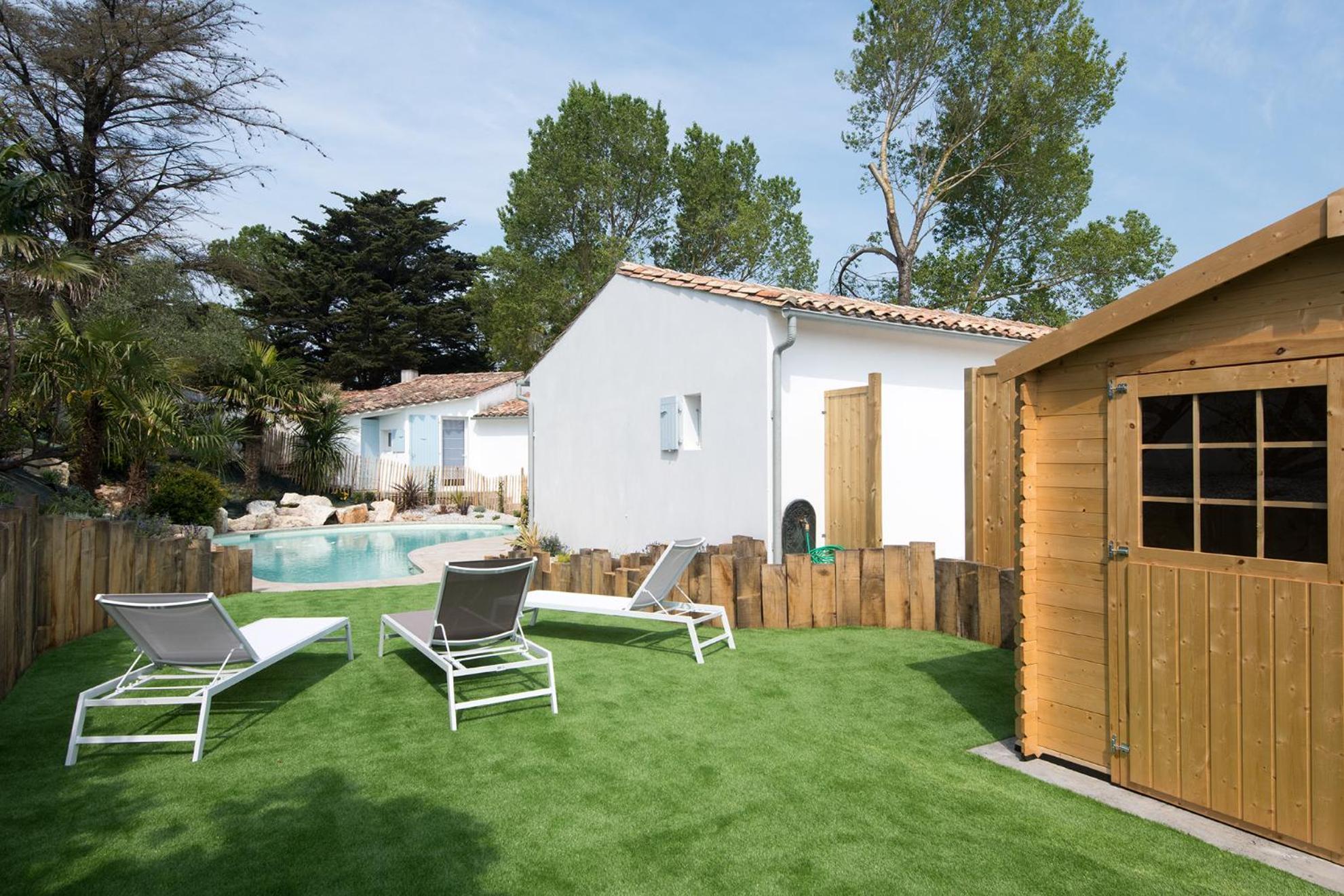 Tres Belle Villa Avec Piscine Le Bois-Plage-en-Ré Exteriör bild